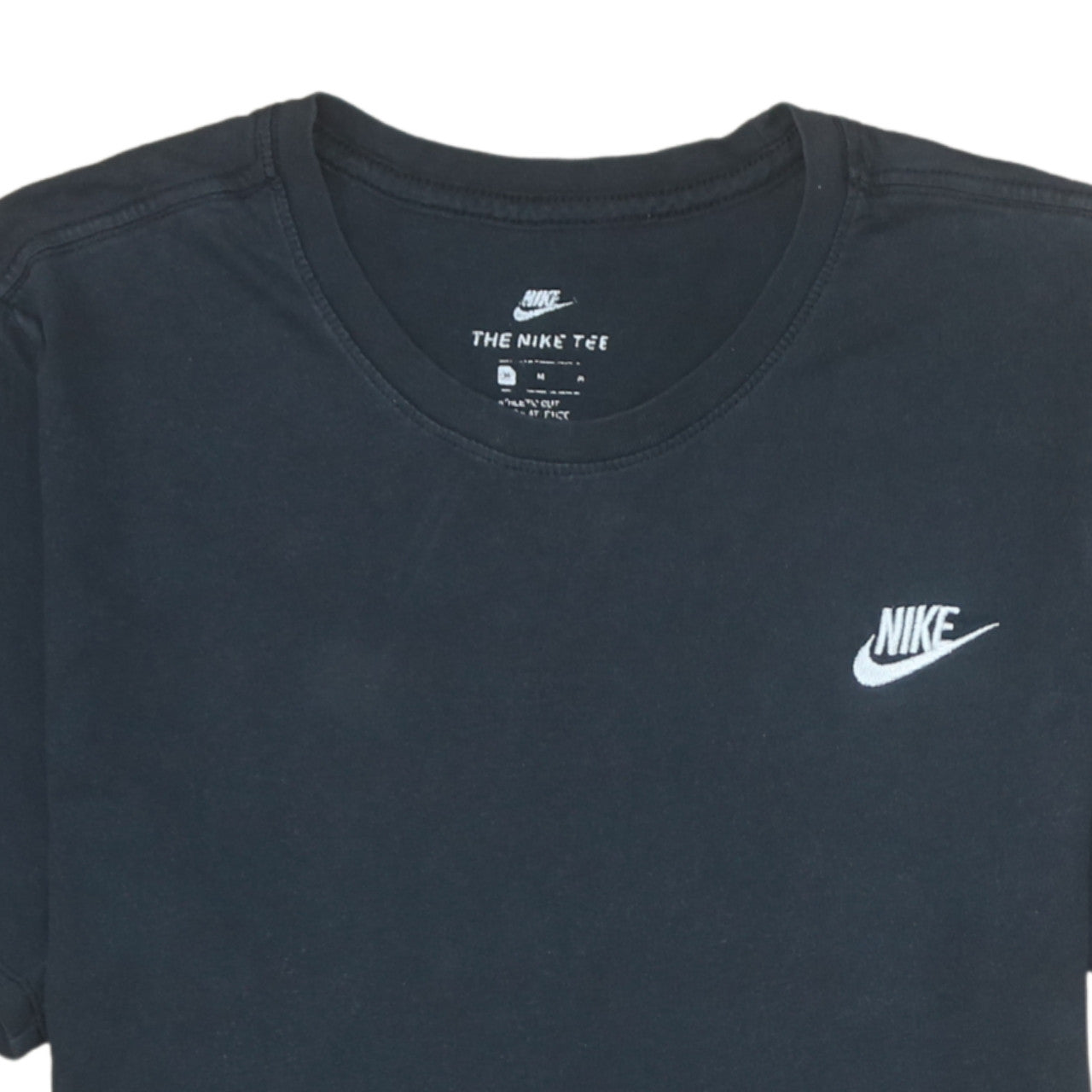 Nike Men's Black Crew Neck Athletic Fit Cotton T-Shirt M