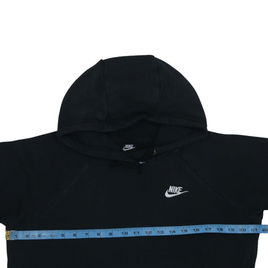 Nike Womens Black Pullover Hoodie Small Hooded Sweatshirt
