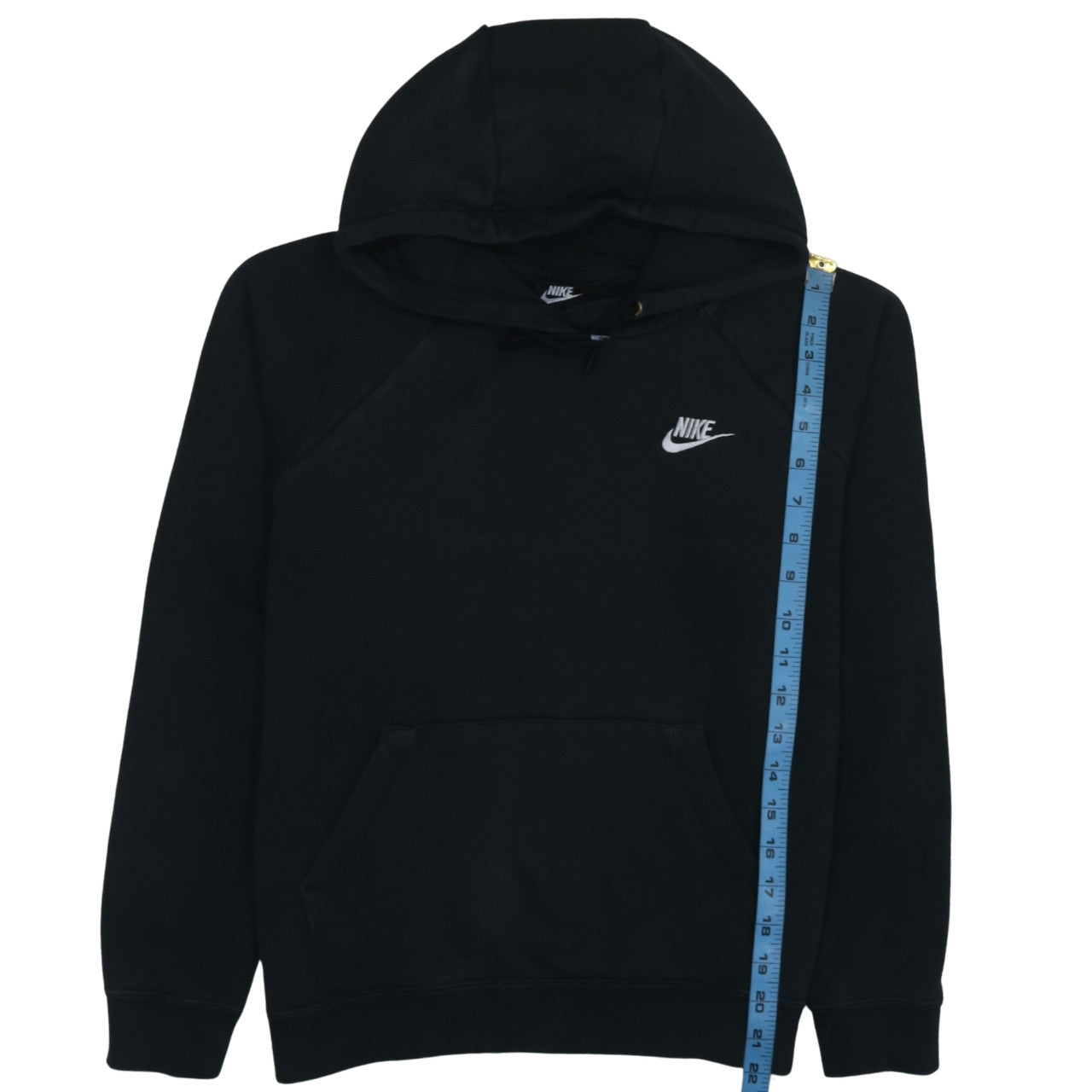 Nike Womens Black Pullover Hoodie Small Hooded Sweatshirt
