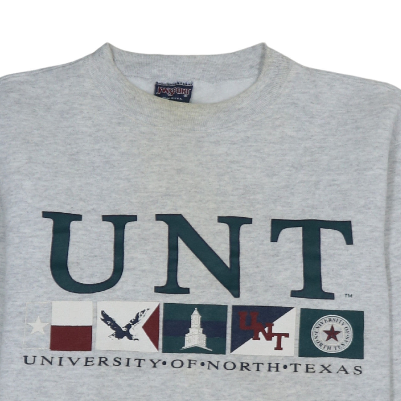 JanSport Women's Grey University of North Texas Pullover Sweatshirt M