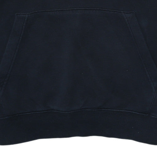 Nike Men's Black M Pullover Hoodie with Logo and Kangaroo Pocket