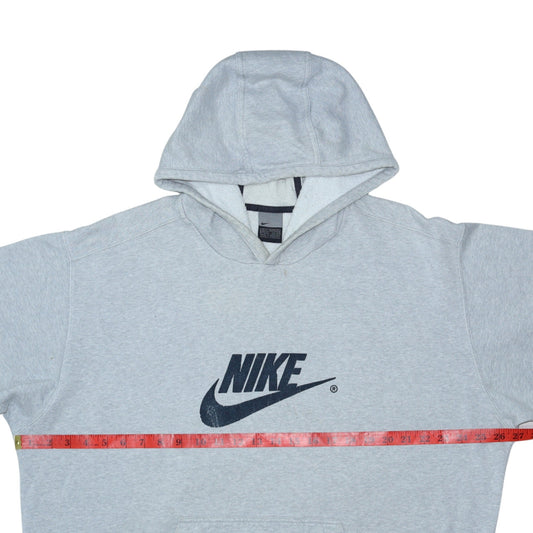Nike Men’s Grey XL Pullover Hoodie Fleece Logo Sportswear
