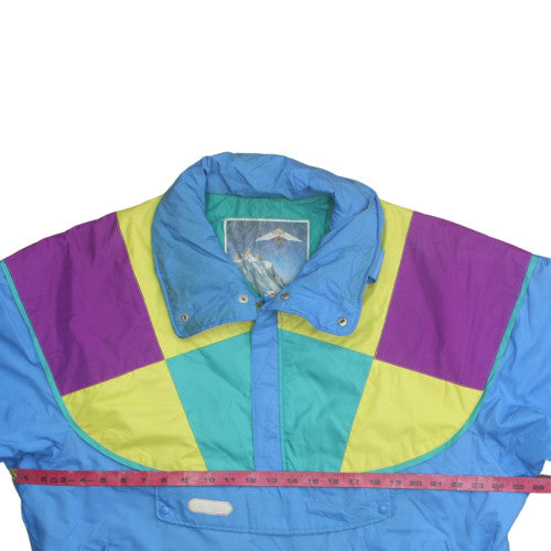 Eider Men's Multicoloured 80s Ski Anorak Jacket Size 50 Regular