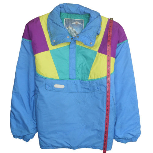 Eider Men's Multicoloured 80s Ski Anorak Jacket Size 50 Regular