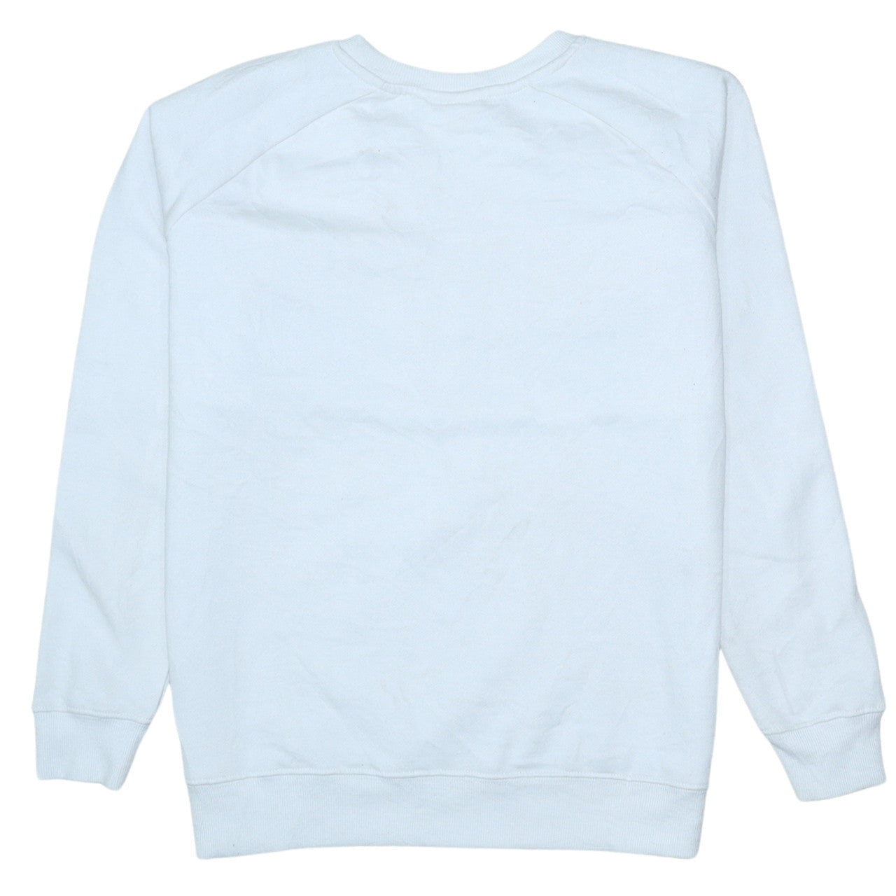 Fila Women's White Crew Neck Pullover Sweatshirt Size 10 Cotton Blend