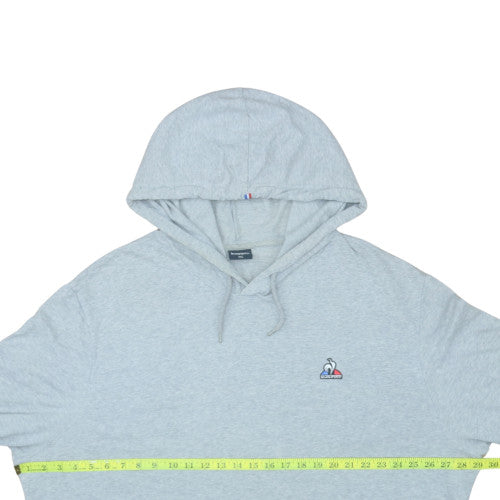 Le Coq Sportif Men's Grey 2XL Pullover Hoodie with Logo