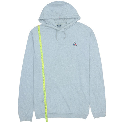 Le Coq Sportif Men's Grey 2XL Pullover Hoodie with Logo