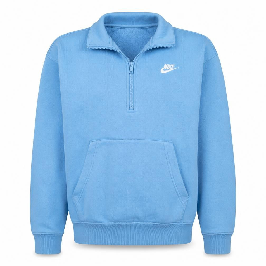 Nike Men's Blue XS Half Zip Fleece Sweatshirt