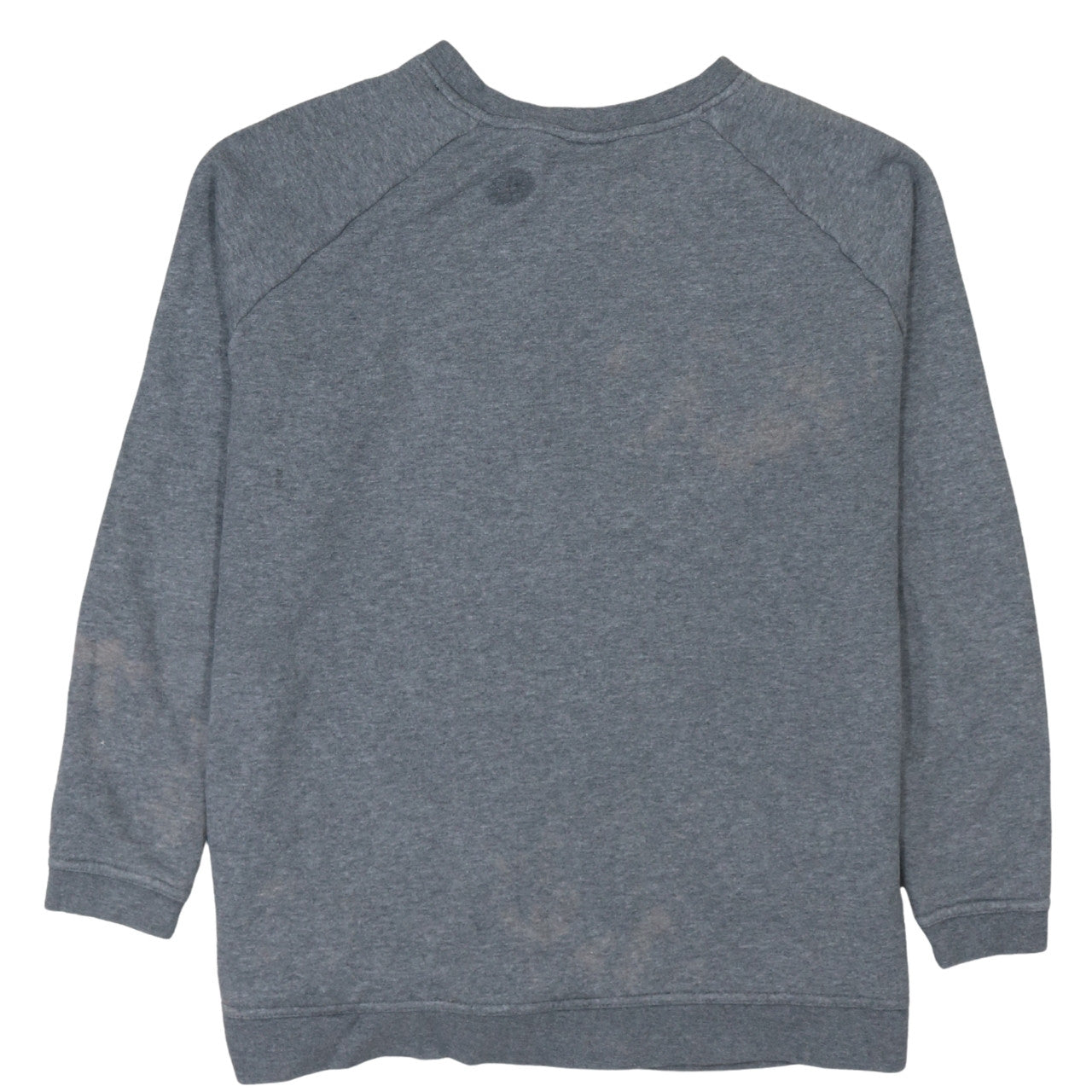 Nike Men’s Grey Pullover Sweatshirt L Logo Crew Neck Sports