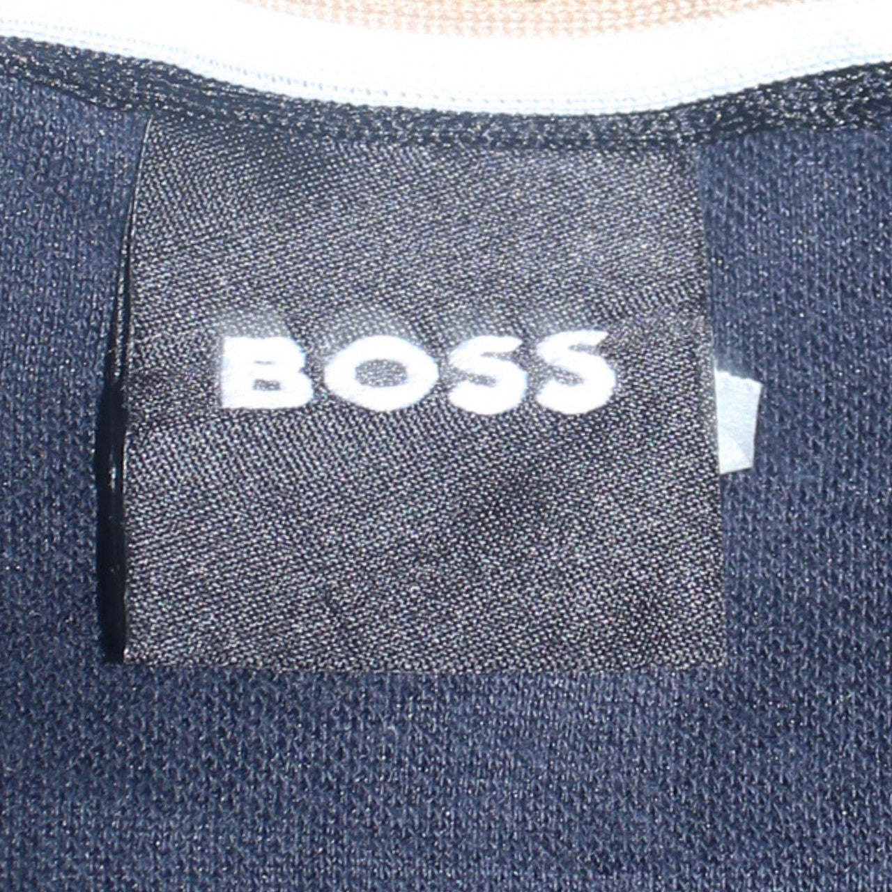 BOSS Men's Blue Full Zip Cotton Sweatshirt L Regular Fit
