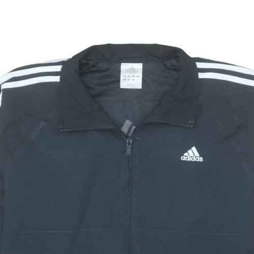 Adidas Men's Black Full Zip Track Jacket Size L Sportswear