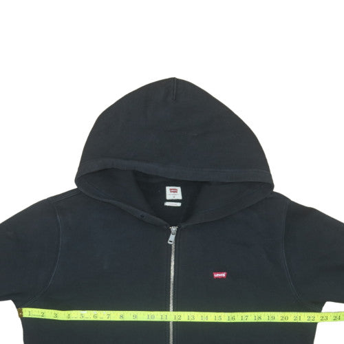 Levi’s Men’s Black Full Zip Hoodie M Classic Fleece Sweatshirt