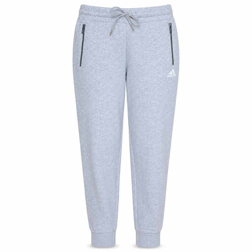 adidas Womens Grey Jogger Sweatpants Size 10 Regular Fit