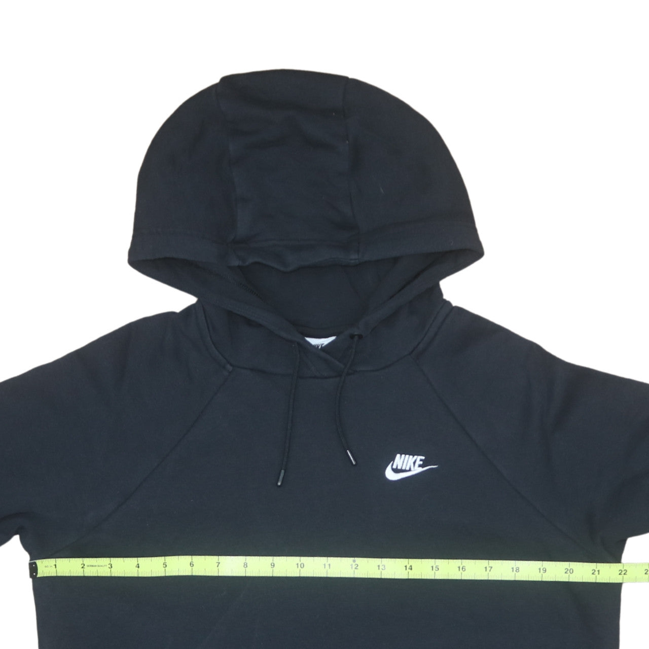 Nike Women's Black XS Pullover Hoodie Dress Cotton Blend Logo