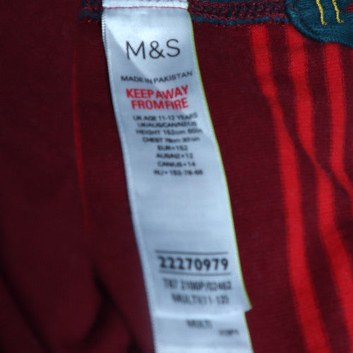 Marks and Spencer Boys Harry Potter Gryffindor Multi Rugby Polo Shirt 11-12 Years