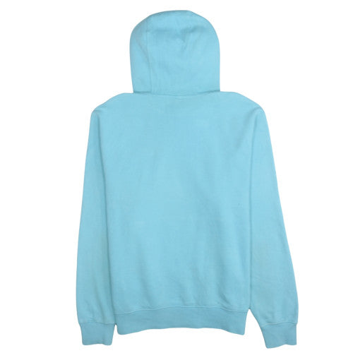 Nike Women Blue Pullover Hoodie M Cotton Blend Casual