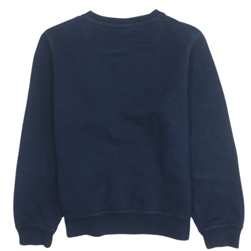 Nike Boys Blue Pullover Sweatshirt M 10-12 Years Crew Neck Logo Jumper