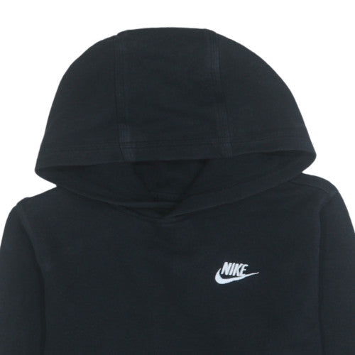 Nike Boys Black Pullover Hoodie Size L (147-158cm) Cotton Blend