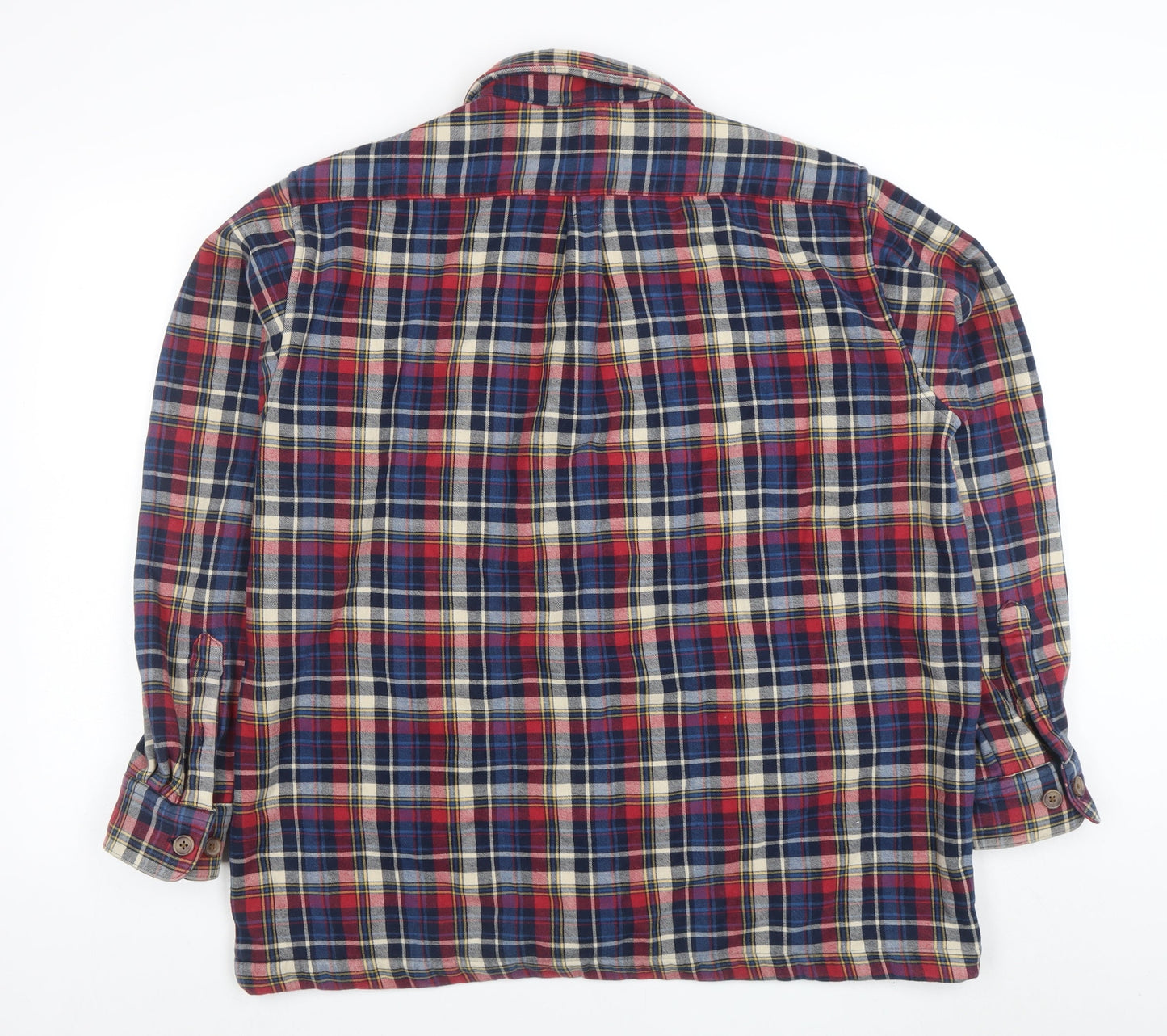 Bar Harbour Men’s Multicoloured Checked Flannel Lined XL Jacket