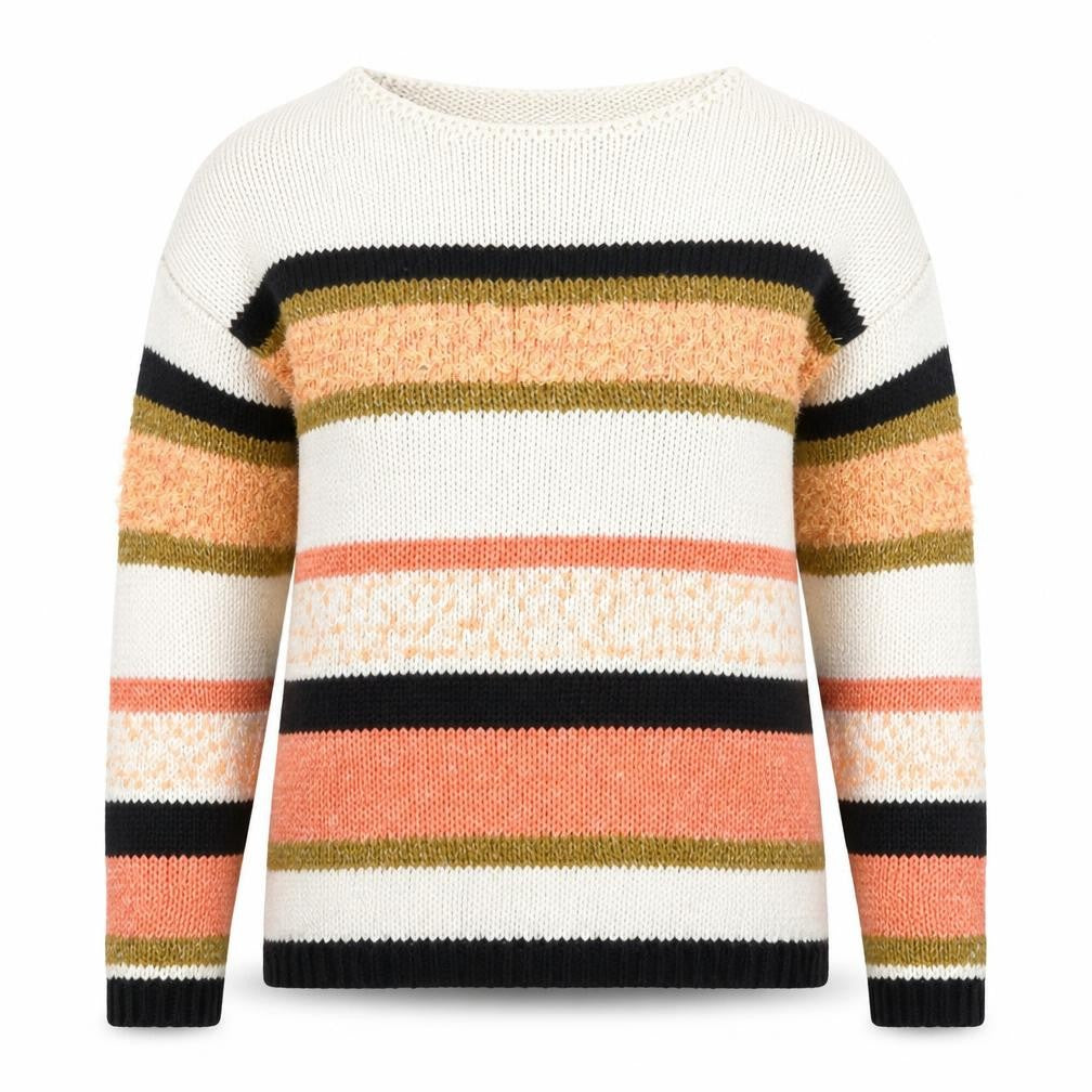 Marks and Spencer Womens Multicoloured Striped Knit Jumper Size S