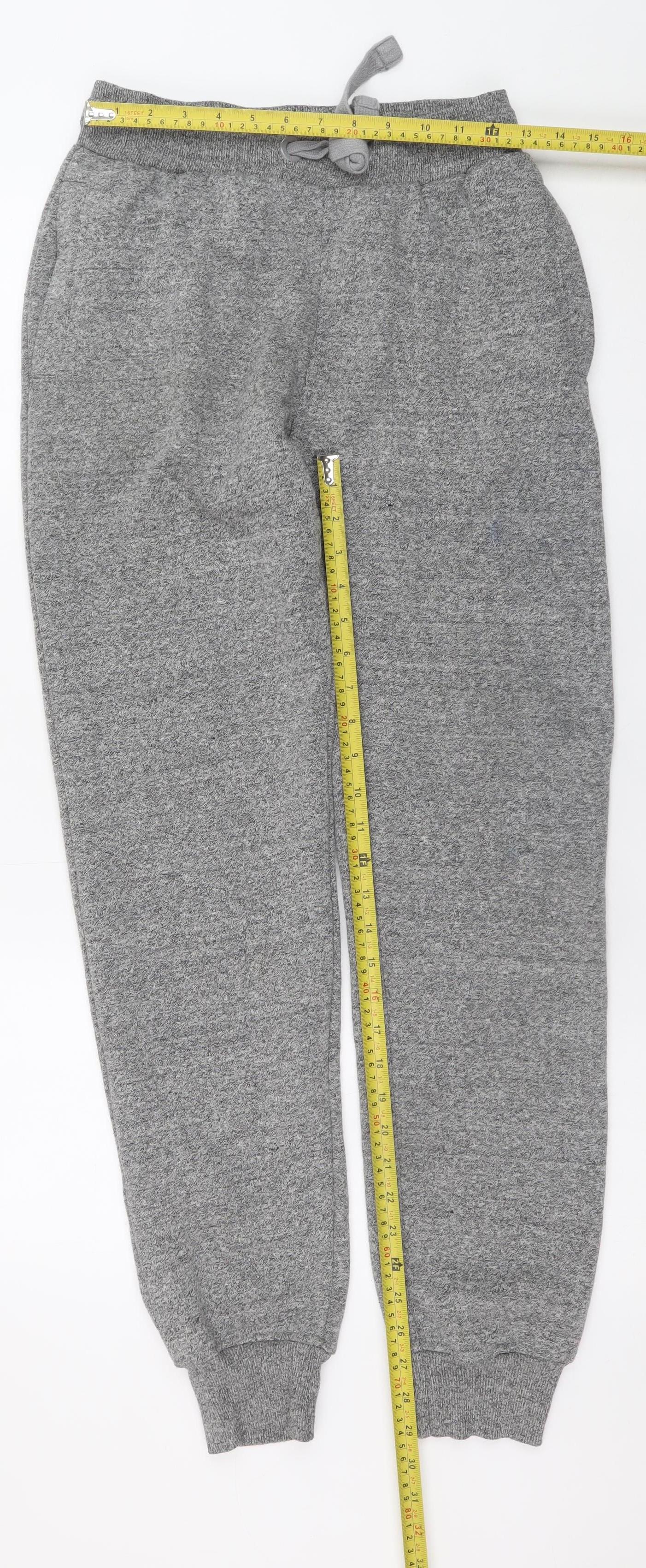 Bench Men's Grey Jogger Sweatpants Small Regular Fit Casual Trousers