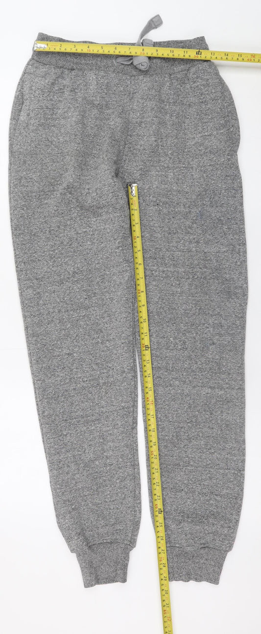 Bench Men's Grey Jogger Sweatpants Small Regular Fit Casual Trousers