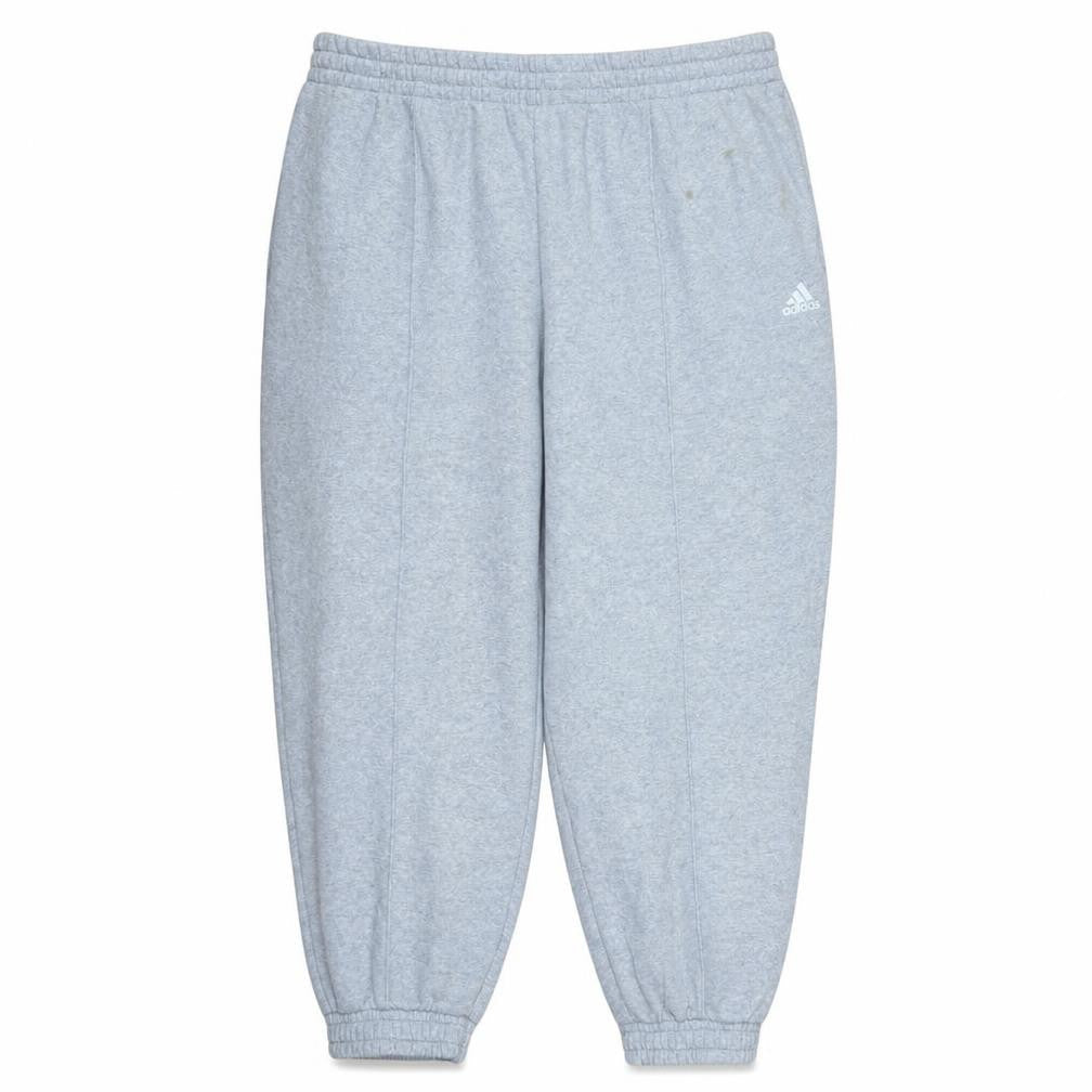 Adidas Womens Grey 3XL Sweatpants Fleece Joggers Plus Fit