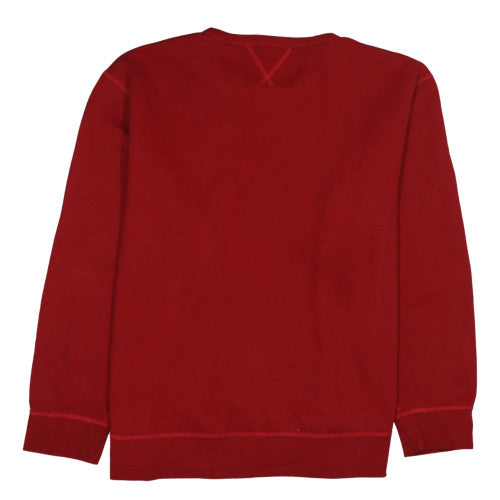 Polo Ralph Lauren Men's Red 2XL Crew Neck Cotton Pullover Sweatshirt