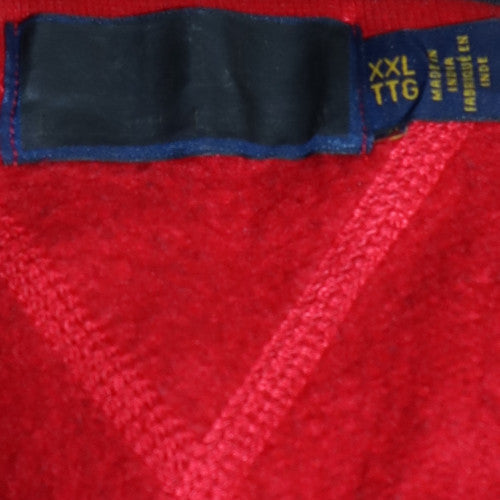 Polo Ralph Lauren Men's Red 2XL Crew Neck Cotton Pullover Sweatshirt