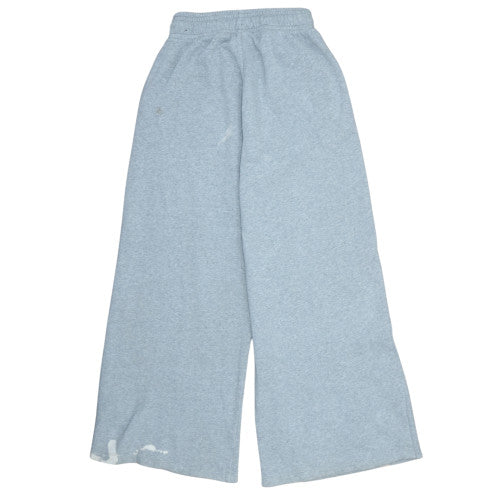 Nike Women Grey Wide-Leg Sweatpants Size S Cotton Blend