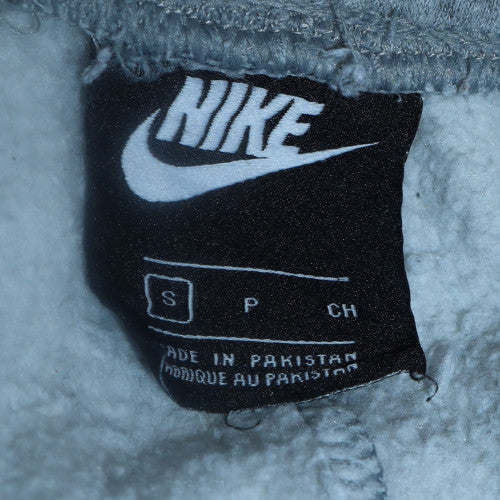 Nike Women Grey Wide-Leg Sweatpants Size S Cotton Blend