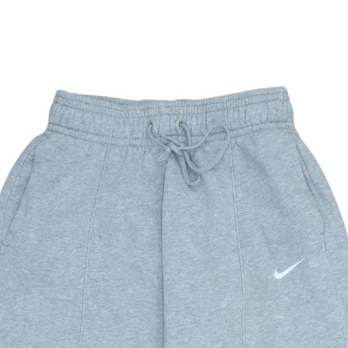Nike Women Grey Wide-Leg Sweatpants Size S Cotton Blend