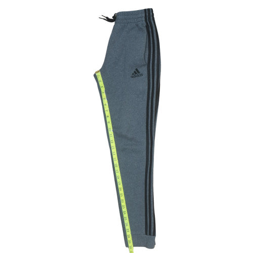 Adidas Men's Grey XS Jogger Sweatpants with Logo Tapered Fit