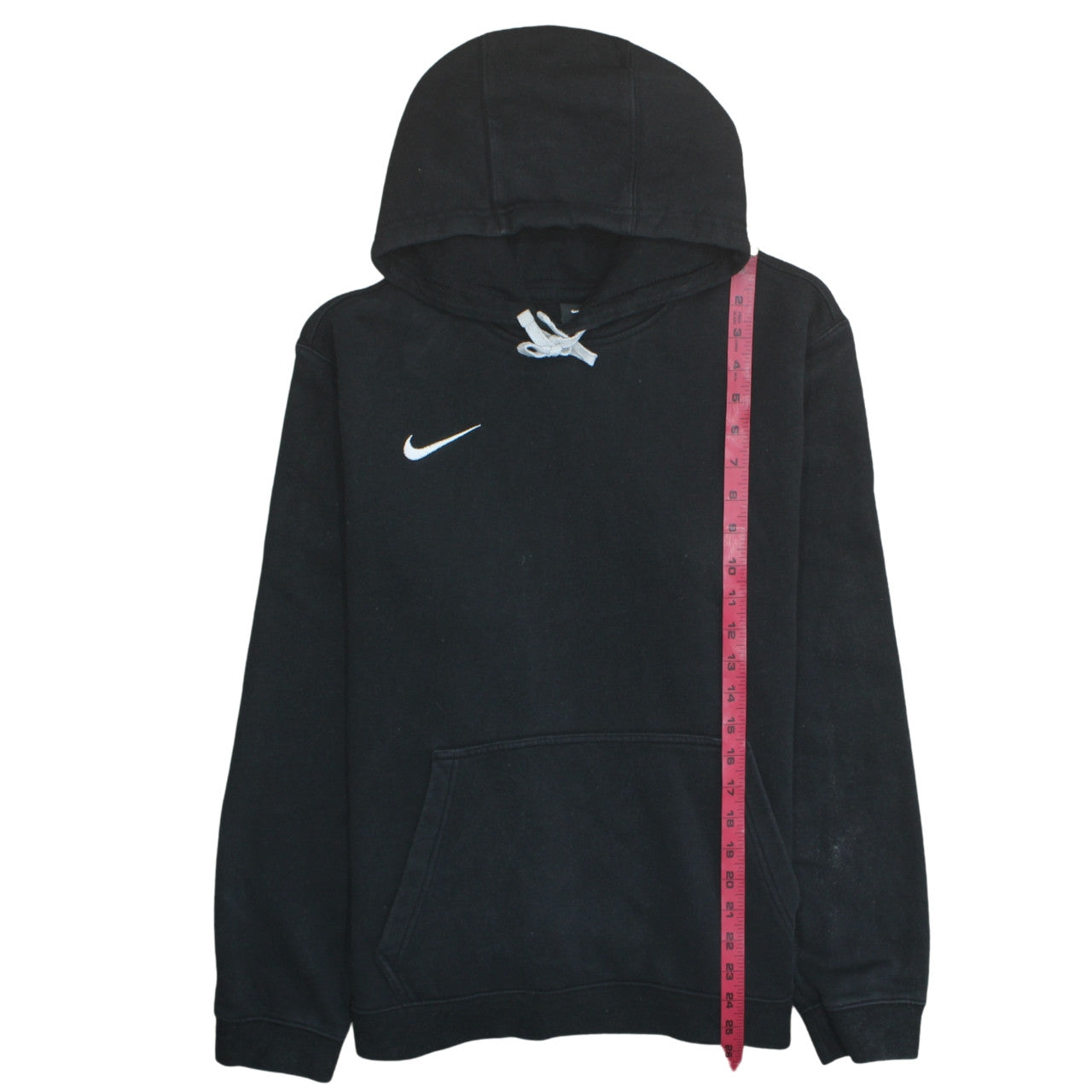 Nike Mens Black Pullover Hoodie L Regular Fit Sportswear