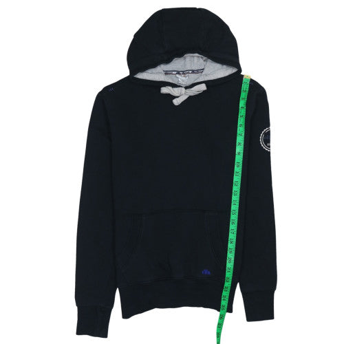 Ellesse Men’s Black Pullover Hoodie M Logo Sports Fleece