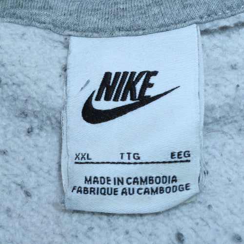 Nike Men's Grey 2XL Pullover Fleece Hoodie
