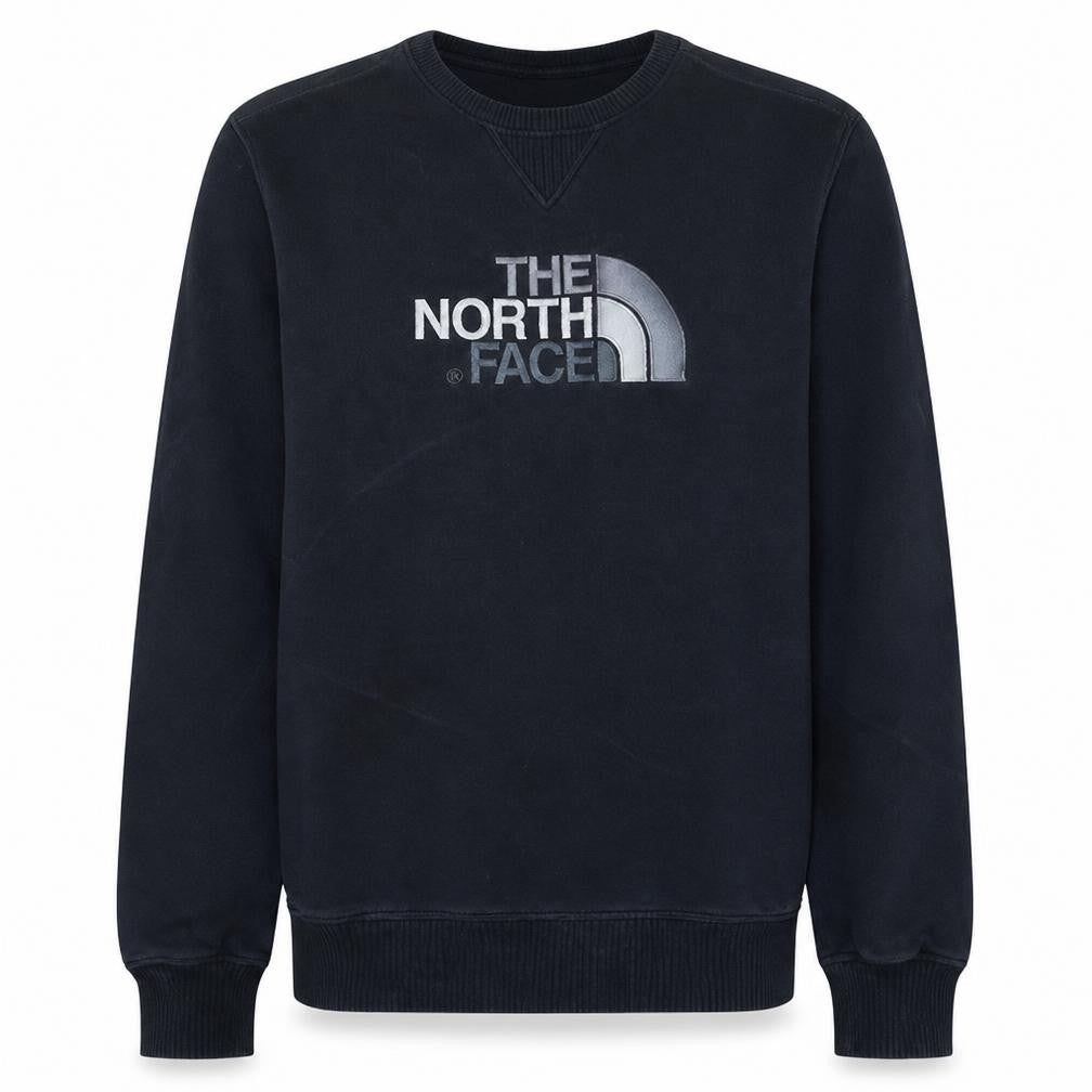 The North Face Men's Black Cotton Crew Neck Pullover Sweatshirt L