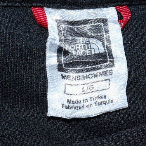 The North Face Men's Black Cotton Crew Neck Pullover Sweatshirt L