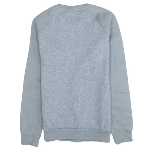 Adidas Boys Grey Crew Neck Sweatshirt Size 164 L Sportswear