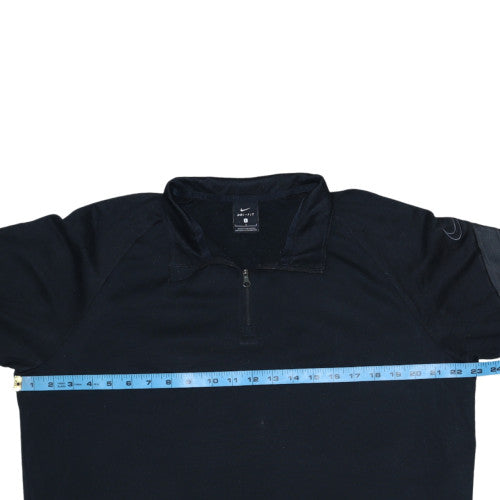 Nike Men's Black Dri-Fit Half Zip Athletic Sweatshirt Size L