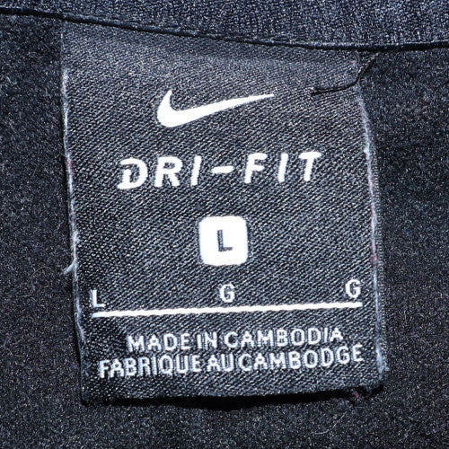 Nike Men's Black Dri-Fit Half Zip Athletic Sweatshirt Size L