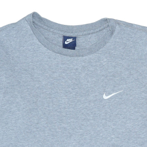 Nike Men's Grey Crew Neck Pullover Sweatshirt Size S