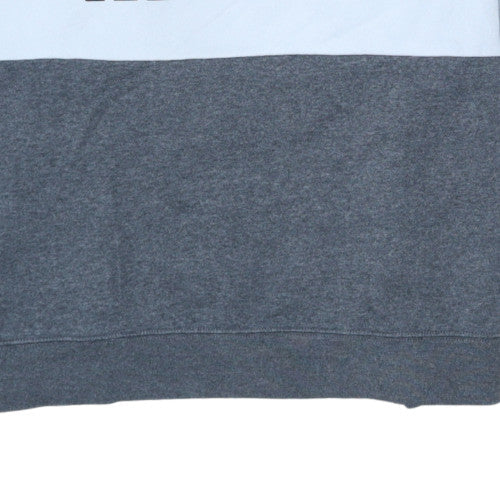 Nike Mens Grey Long Sleeve Crew Neck Pullover Sweatshirt L