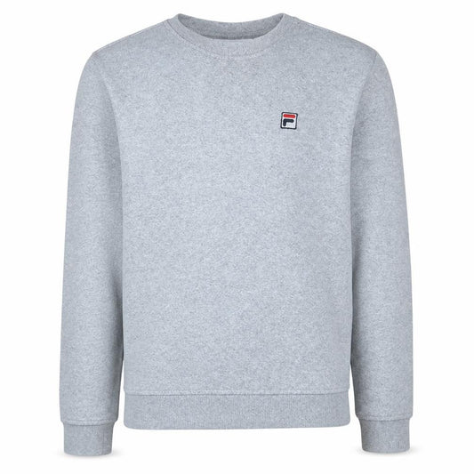 FILA Mens Grey Small Crew Neck Pullover Sweatshirt