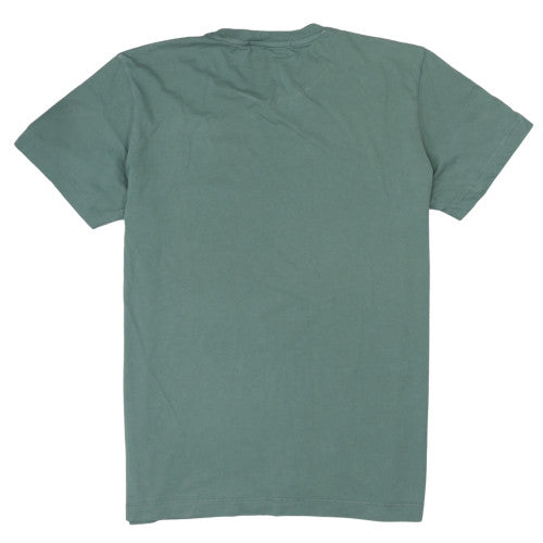 Calvin Klein Jeans Men's Green Cotton Short Sleeve T-Shirt L