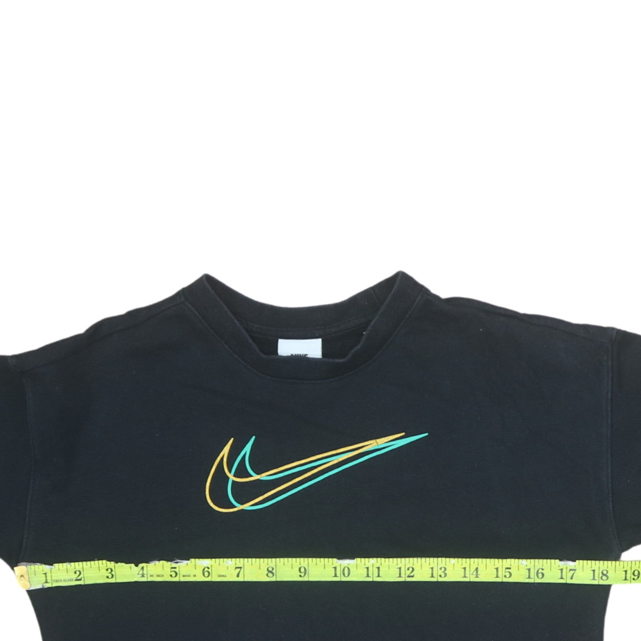Nike Boys Black Pullover Sweatshirt M 11-12 Years Graphic Logo Crew Neck