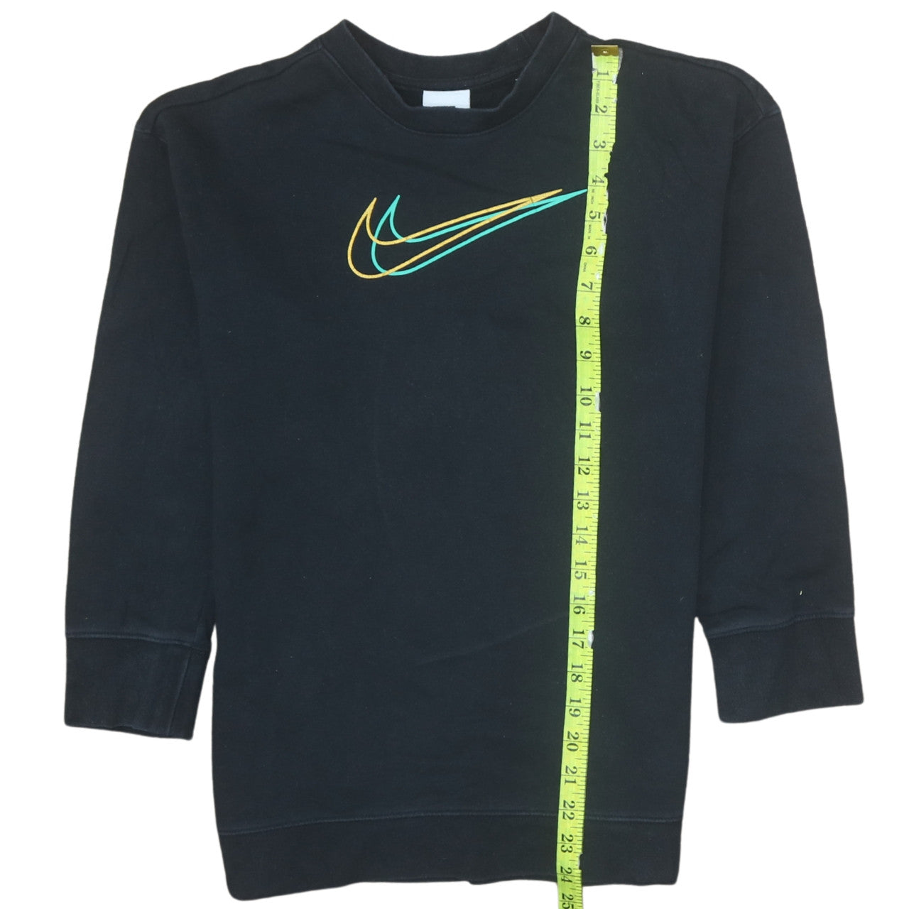 Nike Boys Black Pullover Sweatshirt M 11-12 Years Graphic Logo Crew Neck