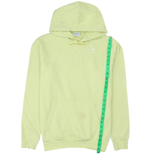 Gymshark Men’s Yellow Pullover Hoodie Size S Regular Fit