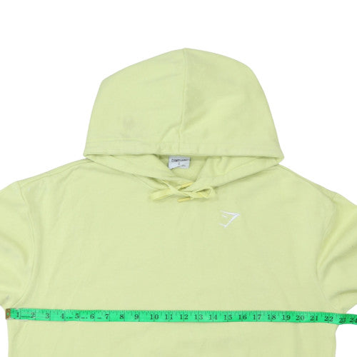 Gymshark Men’s Yellow Pullover Hoodie Size S Regular Fit