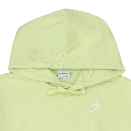 Gymshark Men’s Yellow Pullover Hoodie Size S Regular Fit